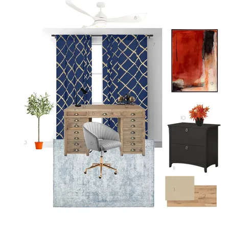 Sofisticated Navy Interior Design Mood Board by Divine Olive Designs on Style Sourcebook