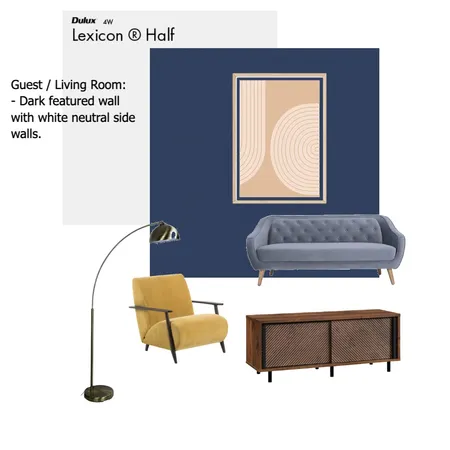 Living / Guest room Interior Design Mood Board by arkbearer on Style Sourcebook