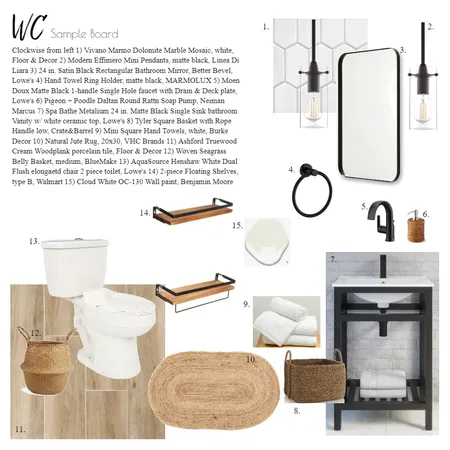 Module 9-WC Interior Design Mood Board by Viroselie on Style Sourcebook