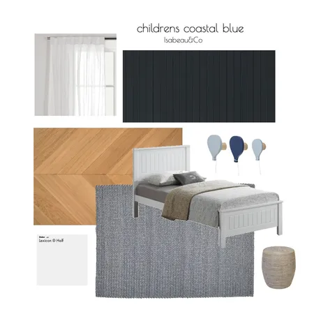 Children's coastal blue Interior Design Mood Board by Isabeau&Co on Style Sourcebook