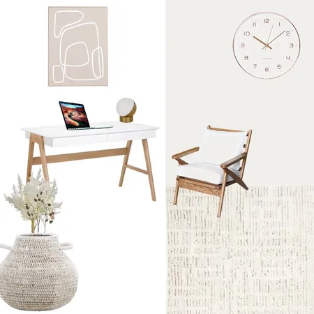 Scandi Study Interior Design Mood Board by anitra on Style Sourcebook