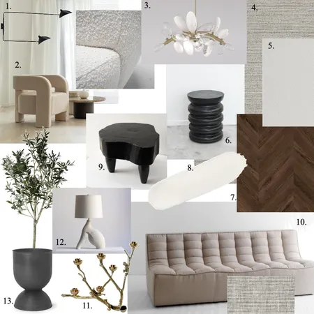 Module 9 Living Interior Design Mood Board by claudiareynolds on Style Sourcebook
