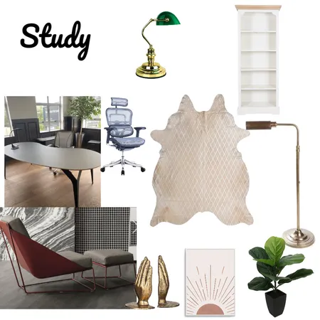 Study Interior Design Mood Board by Anisha on Style Sourcebook