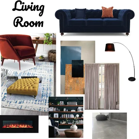 Living room Interior Design Mood Board by Anisha on Style Sourcebook