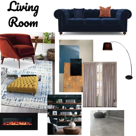 Living room Interior Design Mood Board by Anisha on Style Sourcebook