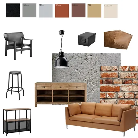 industrial Interior Design Mood Board by naamaetedgi on Style Sourcebook