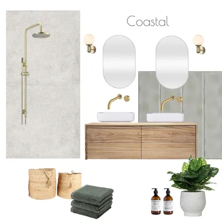 Burrows Coastal Ensuite Interior Design Mood Board by Sarah Wilson Interiors on Style Sourcebook