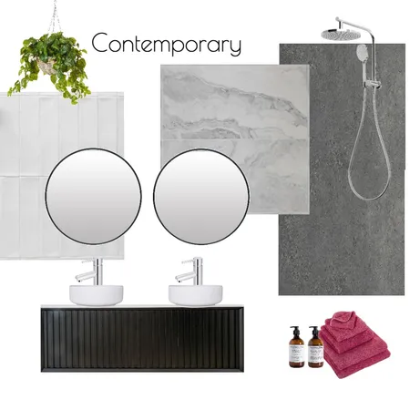 Burrows Contemporary Ensuite Interior Design Mood Board by Sarah Wilson Interiors on Style Sourcebook