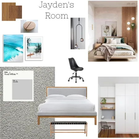 Jayden's Bedroom Interior Design Mood Board by Mandy11 on Style Sourcebook