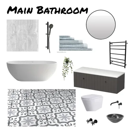 main bathroom Interior Design Mood Board by joirain on Style Sourcebook