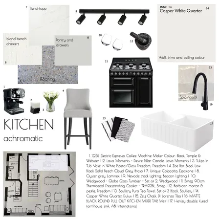 Kitchen - Module 9 Interior Design Mood Board by Katie Buttel Interiors on Style Sourcebook
