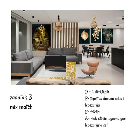 zadatak 3 mix match Interior Design Mood Board by archifaciledesign4 on Style Sourcebook