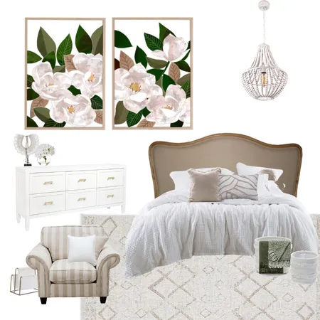 White Magnolia Interior Design Mood Board by Frankie B Design on Style Sourcebook