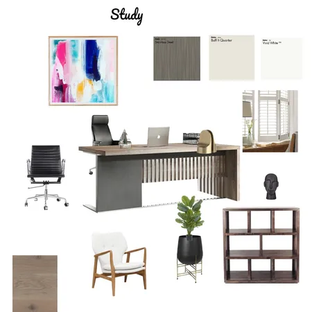 Study Interior Design Mood Board by annab on Style Sourcebook