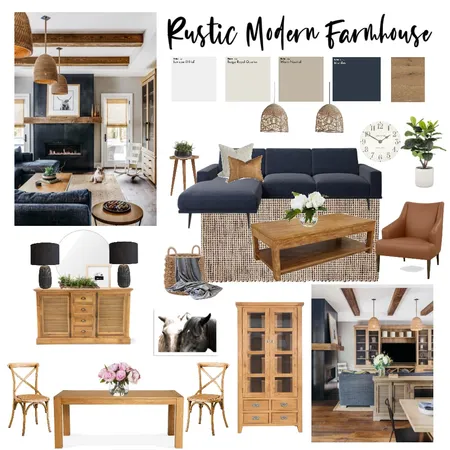 Rustic modern farmhouse Interior Design Mood Board by Megan95 on Style Sourcebook