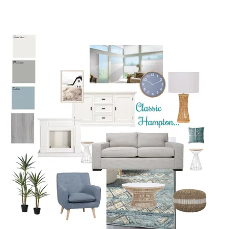 Classic Hamptons Interior Design Mood Board by Emma Frohner on Style Sourcebook