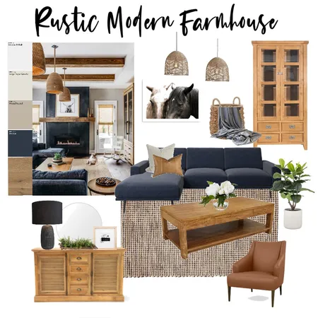 Rustic modern farmhouse Interior Design Mood Board by Megan95 on Style Sourcebook