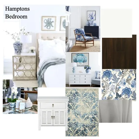 Hamptons Bedroom Mood Board Interior Design Mood Board by Jing Yeap Designs on Style Sourcebook