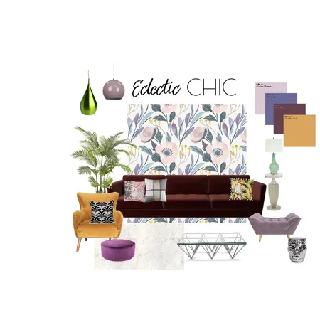 Eclectic chic Interior Design Mood Board by Gabry on Style Sourcebook