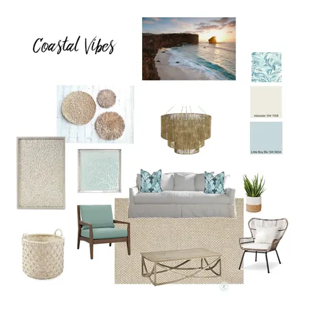 Coastal Vibes Interior Design Mood Board by michelleaz on Style Sourcebook