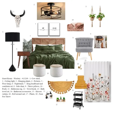Leesha's Guest Suite Interior Design Mood Board by SarraG on Style Sourcebook