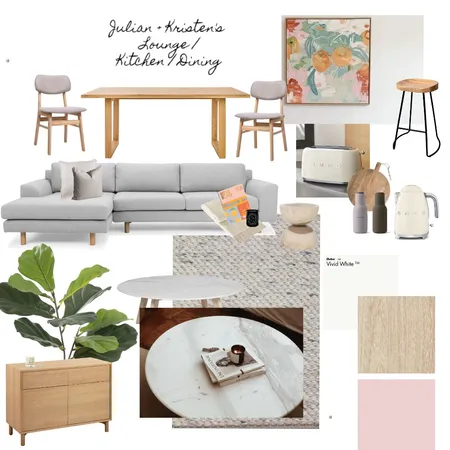 Julian and Kristen's Lounge/Kitchen/Dining Interior Design Mood Board by kristenlentini on Style Sourcebook