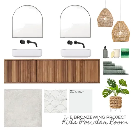 The Bronzewing Project - Kids Powder Room Interior Design Mood Board by makindesign on Style Sourcebook