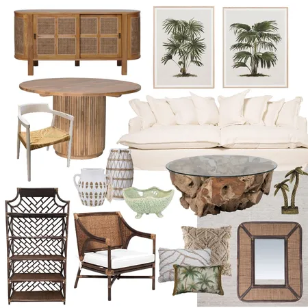 Classic Palm Interior Design Mood Board by SAMMYUAL on Style Sourcebook