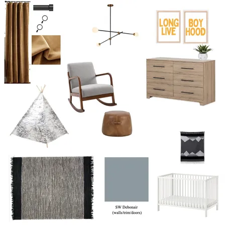 Amber Eli bedroom Interior Design Mood Board by LC Design Co. on Style Sourcebook