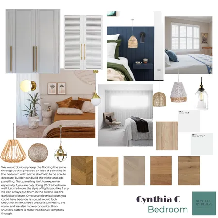Cynthia C Bedrooms Interior Design Mood Board by Rose Co By Design on Style Sourcebook