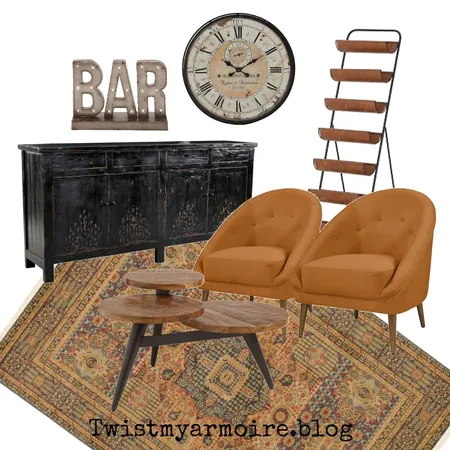 Rustic Buffet Interior Design Mood Board by Twist My Armoire on Style Sourcebook