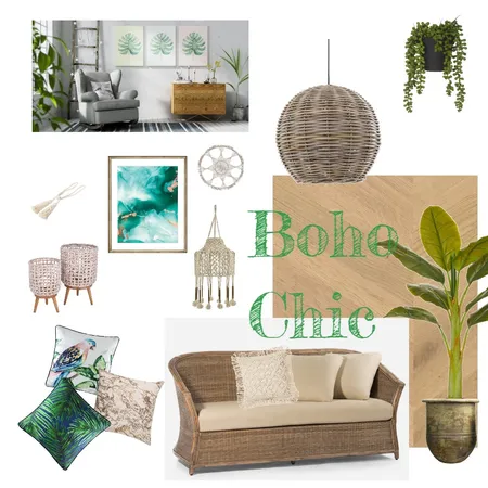 BohoChic Interior Design Mood Board by Lily2021 on Style Sourcebook