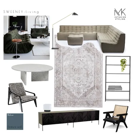 S W E E N E Y || l i v i n g Interior Design Mood Board by Mkinteriorstyling@gmail.com on Style Sourcebook