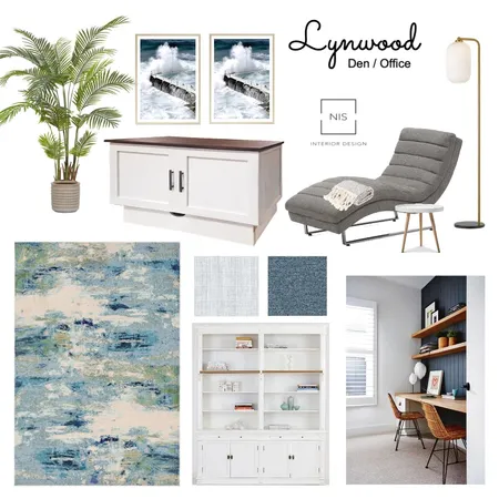 Lynwood Den/Office (option A) Interior Design Mood Board by Nis Interiors on Style Sourcebook