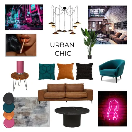 Urban Chic - Mod 3 Interior Design Mood Board by Courtneybanham on Style Sourcebook