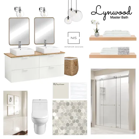 Lynwood Master Bathroom (option A) Interior Design Mood Board by Nis Interiors on Style Sourcebook