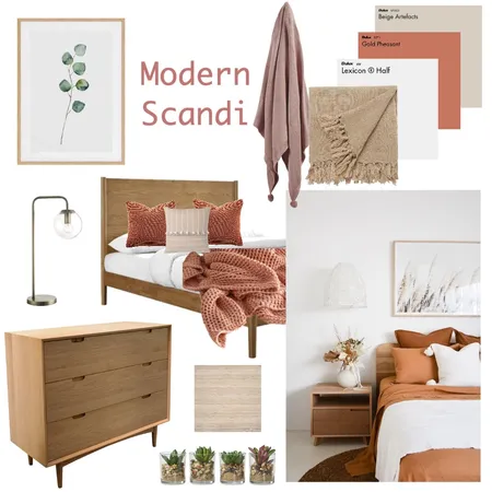 Scandi Bedroom Interior Design Mood Board by toutest_claire on Style Sourcebook