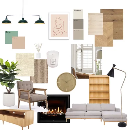 Scandinnavian living area Interior Design Mood Board by Kariman Elkareish on Style Sourcebook