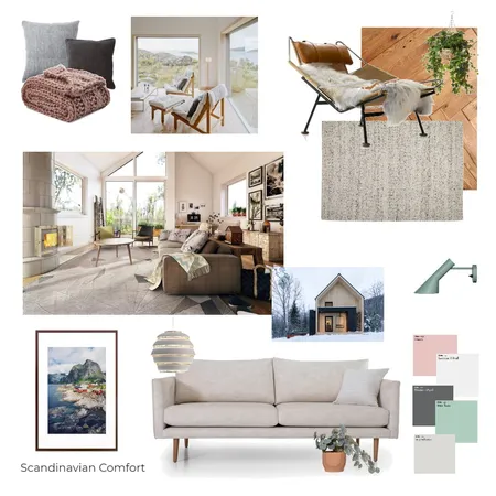 Scandinavian living room Interior Design Mood Board by Estuary.Design on Style Sourcebook