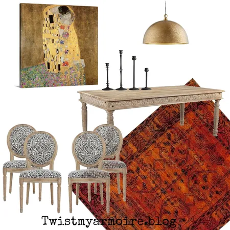 boho dining Interior Design Mood Board by Twist My Armoire on Style Sourcebook