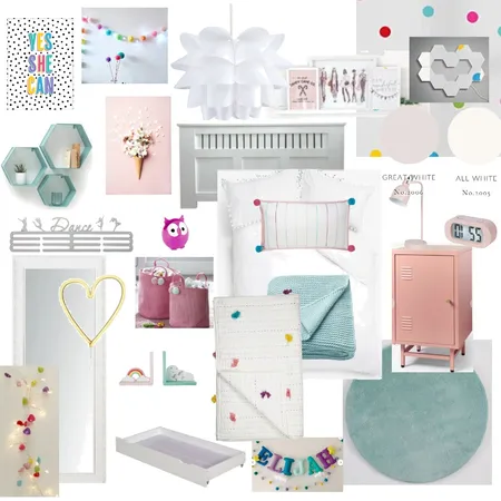 Evelyn's Bedroom Interior Design Mood Board by Steph Smith on Style Sourcebook