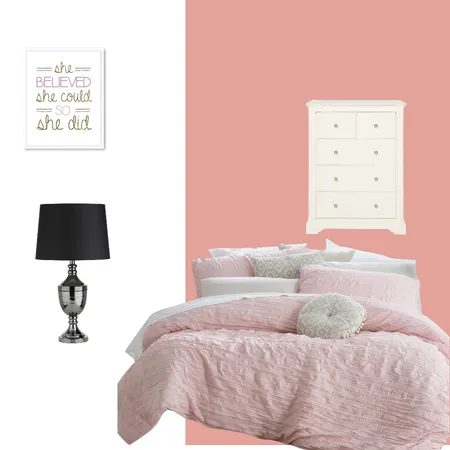 pink bedroom Interior Design Mood Board by Coulzer on Style Sourcebook