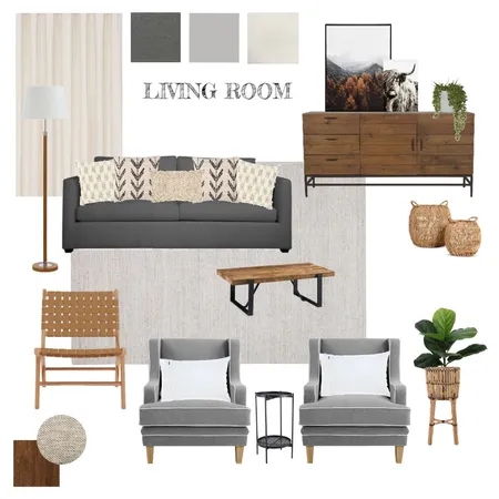 Sharon Penner LIVING ROOM FINAL Interior Design Mood Board by rooms by robyn on Style Sourcebook