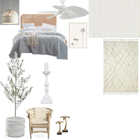 Guest coastal bedroom Interior Design Mood Board by lillycharman on Style Sourcebook