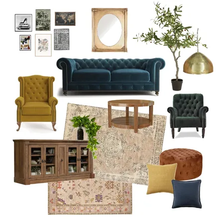 Vintage Concept Board Interior Design Mood Board by thegooddesignstudio on Style Sourcebook