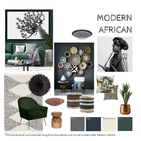 Modern African Mood Board Interior Design Mood Board by hemko interiors on Style Sourcebook