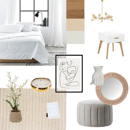 Bedroom Interior Design Mood Board by MarihanHamdoun on Style Sourcebook