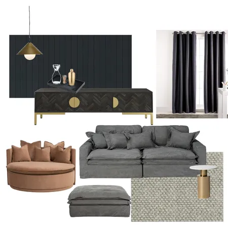 media room Interior Design Mood Board by sarahR on Style Sourcebook