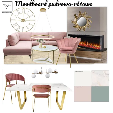 moodboard miętowo-pudrowo Interior Design Mood Board by SzczygielDesign on Style Sourcebook