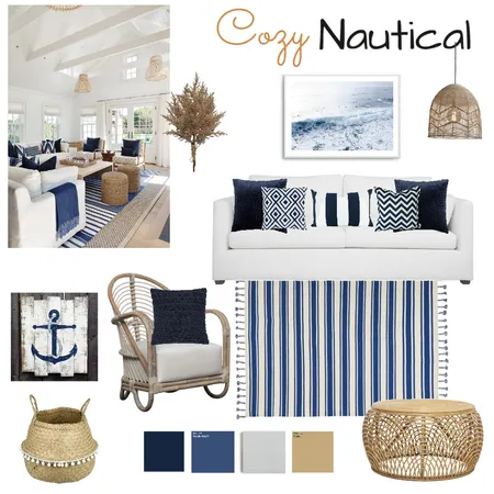 Cozy Nautical Interior Design Mood Board by veroleblanc on Style Sourcebook